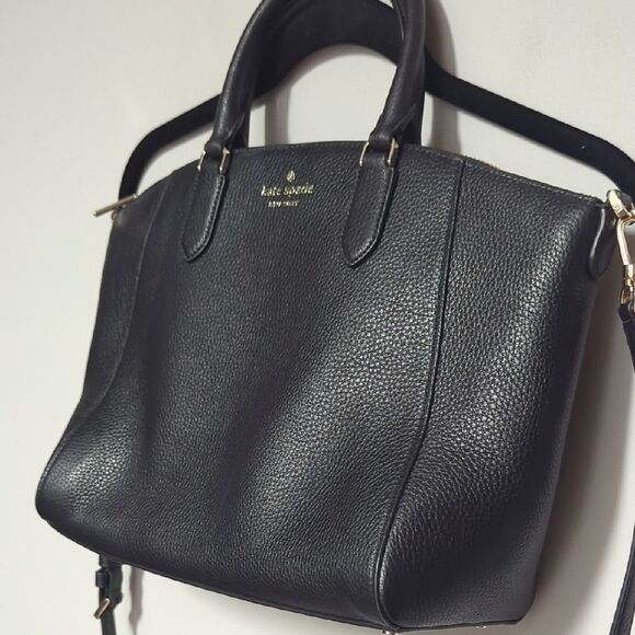 Kate Spade Black Leather Satchel - Picture 3 of 8